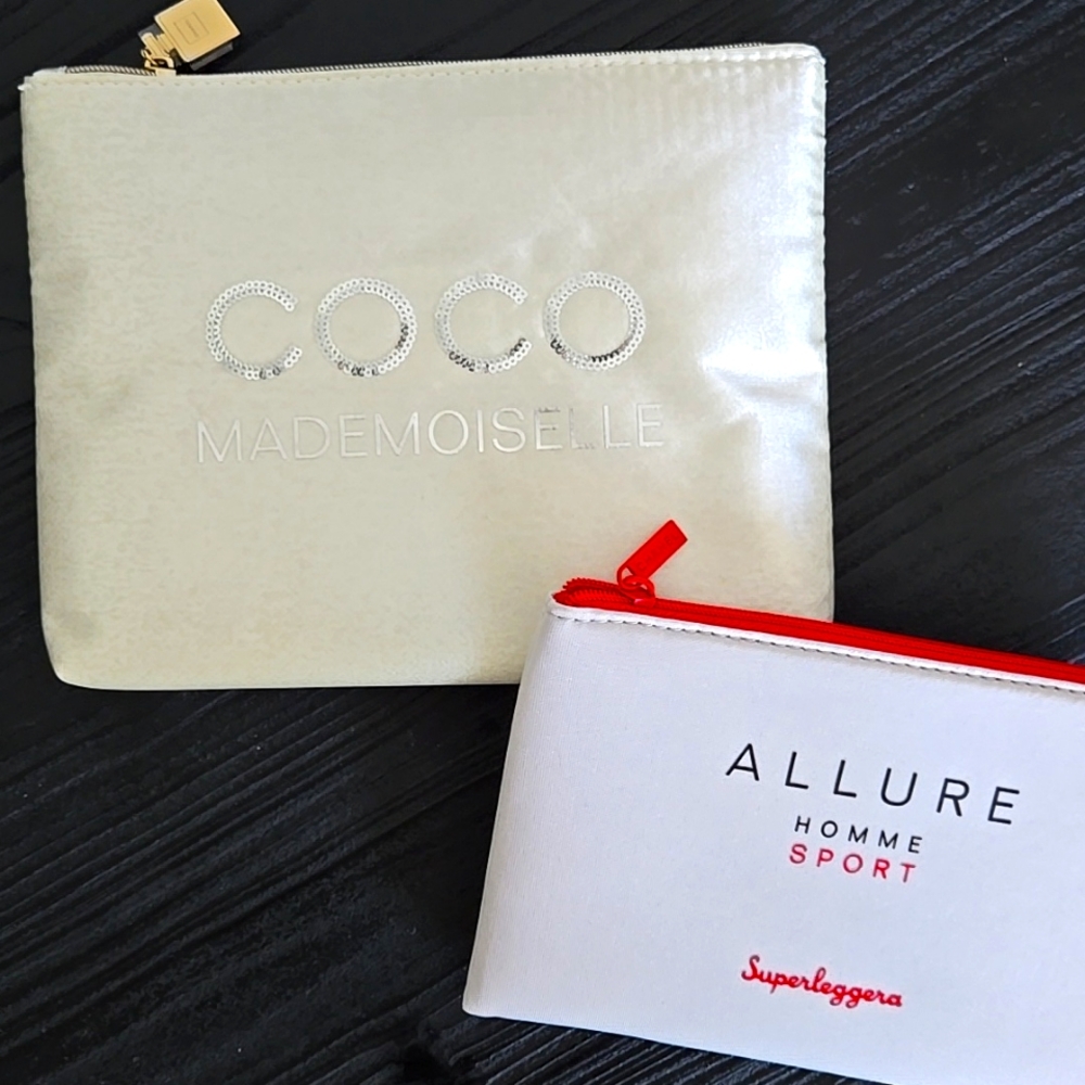 BNIB CHANEL makeup pouch travel bags - coco & allure